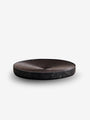 Collection Particuliere Spinner Fruitbowl by Dan Yeffet for Collection Particuliere Home Accessories New Vessels 21.75" D x 2.25" H / Black / Marble