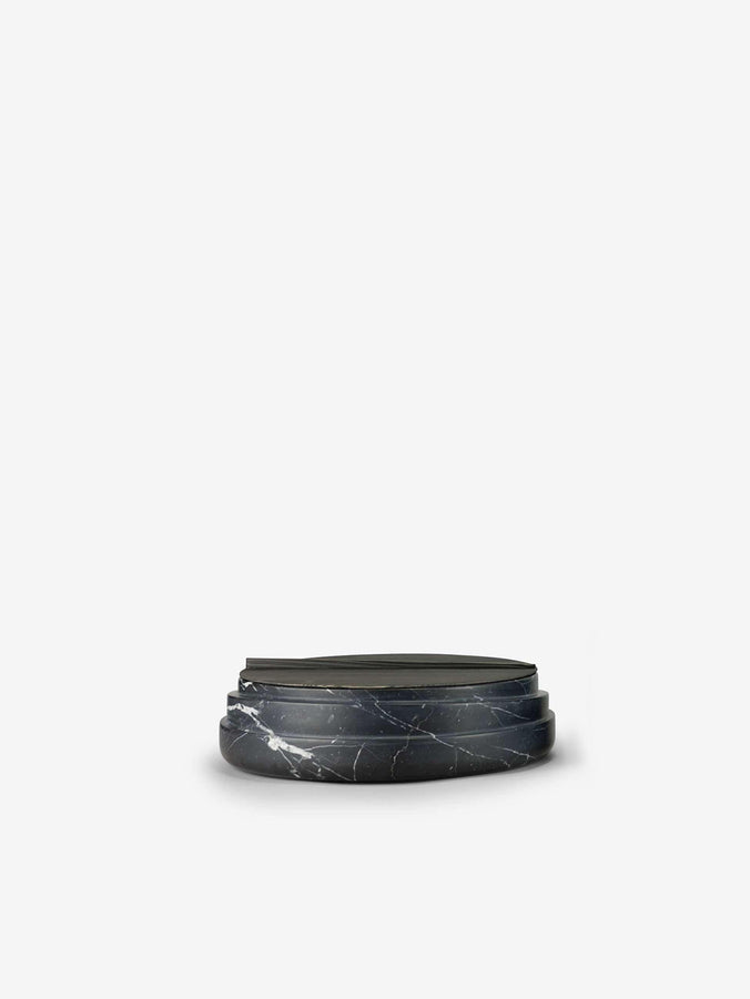 STCKD Container in Black Marquina Marble with Lid by Dan Yeffet for Collection Particuliere
