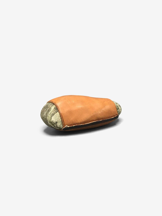 Stone Wrapped in Leather by Carl Aubock
