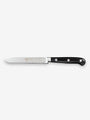 Berti Tomato Knife by Berti with Wood Block Kitchen Accessories New Kitchen Knives Black Lucite / Total Length: 9" Blade Length: 4.7" / Steel