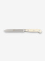 Berti Tomato Knife by Berti with Wood Block Kitchen Accessories New Kitchen Knives White Lucite / Total Length: 9" Blade Length: 4.7" / Steel