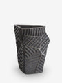 Gilles Caffier Triangular Vase in Black by Gilles Caffier Home Accessories New Vessels Default