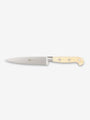 Berti Utility Knife by Berti with Wood Block Kitchen Accessories New Kitchen Knives White Lucite / Total Length: 11.4" Blade Length: 6" / Steel