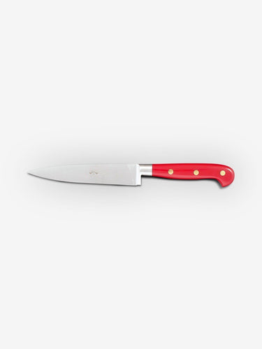 Berti Utility Knife by Berti with Wood Block Kitchen Accessories New Kitchen Knives Red Lucite / Total Length: 11.4