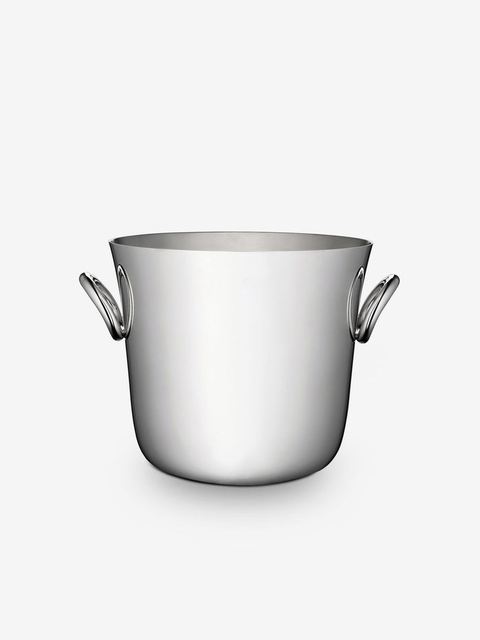 Vertigo Ice Bucket in Silver Plate by Christofle
