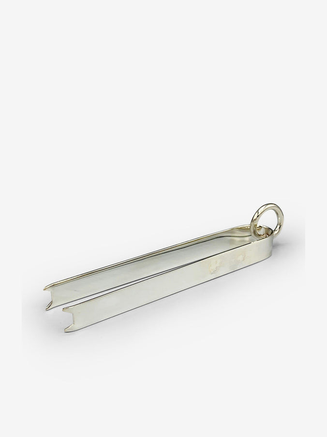 Vertigo Ice Tongs in Silver Plate by Christofle
