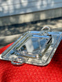 Vertigo Tray Small with Handles in Silver Plate by Christofle - MONC XIII