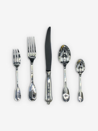 Puiforcat Vieux Paris Salad Fork in Silver Plate by Puiforcat Tabletop New Cutlery