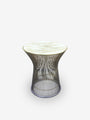 Knoll Warren Platner Side Table in 18K Gold with Calacatta Marble Top by Knoll Furniture New Tables