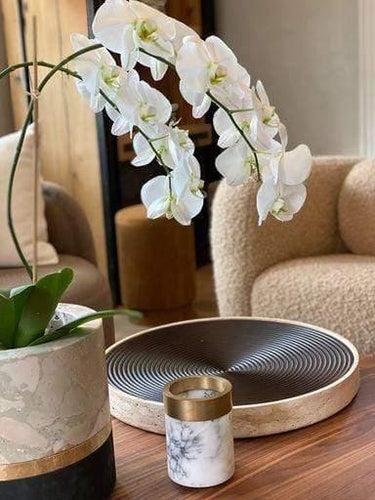 Collection Particuliere White Carrara Marble Spinner Fruitbowl in by Dan Yeffet for Collection Particuliere Home Accessories New Vessels Bowl / White Carrara / Dan Yeffet