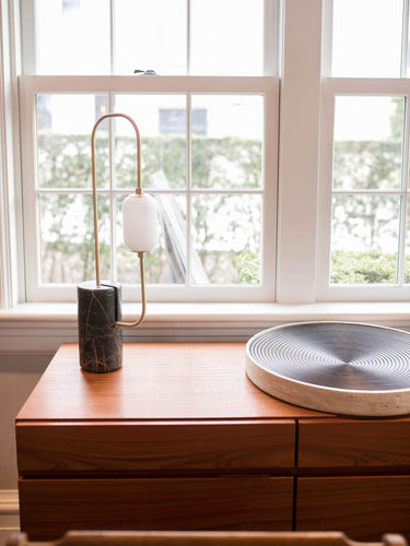 Collection Particuliere White Carrara Marble Spinner Fruitbowl in by Dan Yeffet for Collection Particuliere Home Accessories New Vessels 21.75' Diameter x 2.25' H / White Carrara / Marble