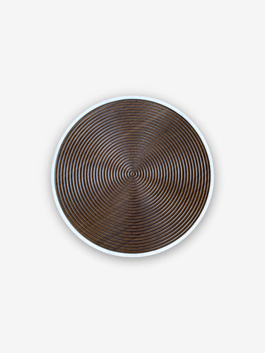 Collection Particuliere White Carrara Marble Spinner Fruitbowl in by Dan Yeffet for Collection Particuliere Home Accessories New Vessels 21.75' Diameter x 2.25' H / White Carrara / Marble